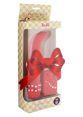 Массажер CRYSTAL G-SPOT VIBE RED  