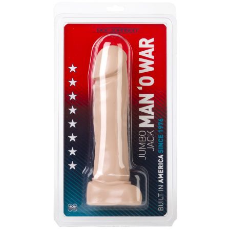  купить телесный дилдо jumbo jack man o war - 25 см.