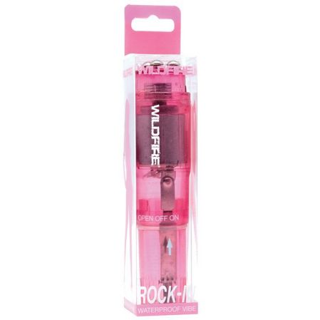 купить розовая водонепроницаемая виброракета wildfire rock-in waterproof massager