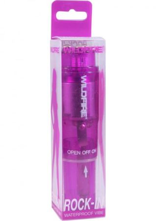 Фиолетовая водонепроницаемая виброракета Wildfire Rock-In Waterproof Massager 