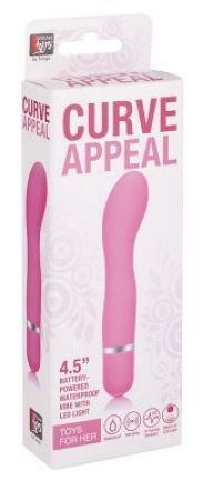 Розовый водонепроницаемый стимулятор G-точки H2O G-SPOT PROBE WATERPROOF VIBRATOR - 18 см. 