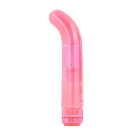 Розовый водонепроницаемый стимулятор G-точки H2O G-SPOT PROBE WATERPROOF VIBRATOR - 18 см. 