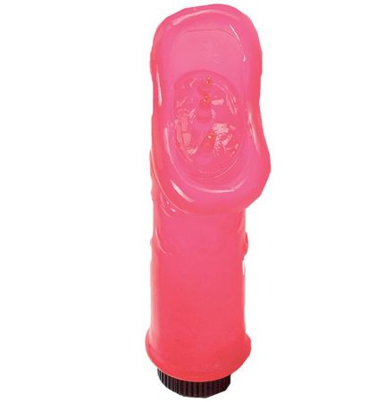 Розовый вибратор-ротик для клитора ULTIMATE VAGINA VIBE PINK 