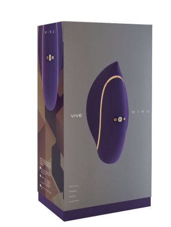  купить vive004pur фиолетовый клиторальный вибратор minu