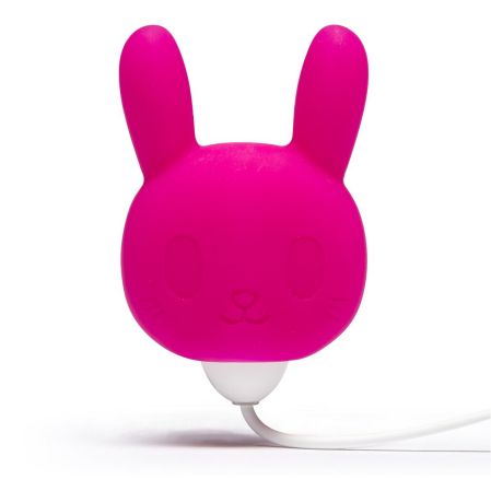  розовый клиторальный стимулятор-зайчик silicone purple bunny clitoral vibrator наложенным платежом
