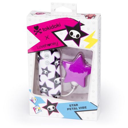 Фиолетовый клиторальный стимулятор-звезда SILICONE PINK STAR CLITORAL VIBRATOR 
