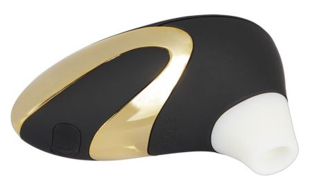  чёрно-золотой бесконтактный вакуумный стимулятор клитора womanizer w500 pro наложенным платежом