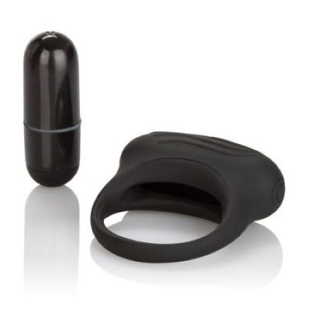  заказать c доставкой se-1840-10-3 чёрное эрекционное кольцо с вибрацией silicone lover s arouser