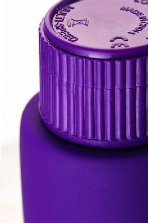  секс игрушка фиолетовый вибратор с шишечками - 17 см. 