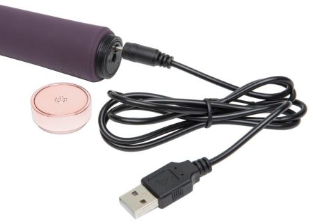  фиолетовый мини-вибромассажёр crazy for you rechargeable bullet vibrator наложенным платежом