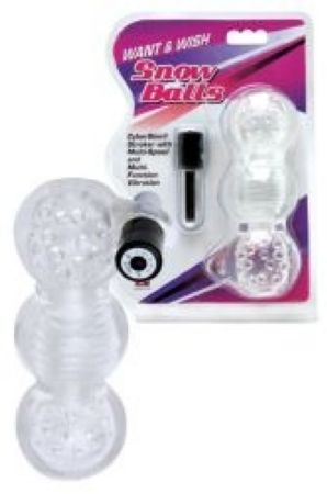  купить мастурбатор snow balls   14см