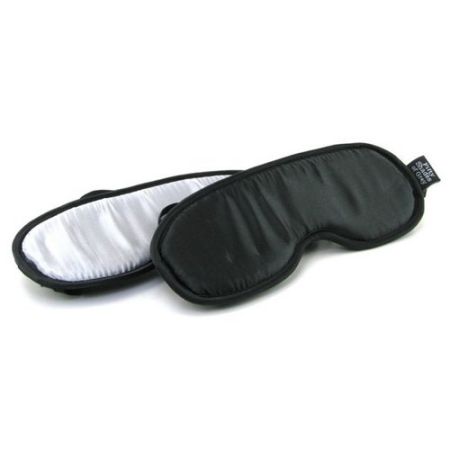  секс игрушка набор из двух масок на глаза soft blindfold twin pack черный с серым 