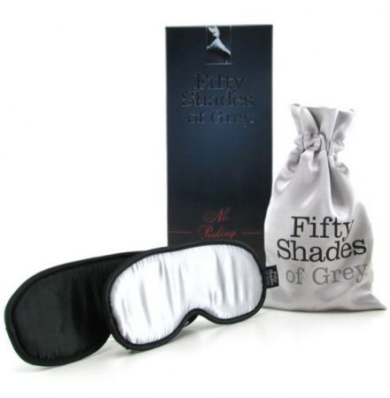  набор из двух масок на глаза soft blindfold twin pack черный с серым почтой россии 