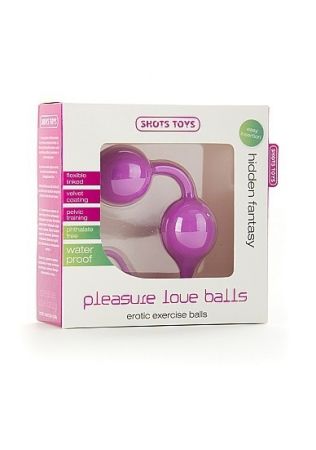 Вагинальные шарики Pleasure Love Balls 4см 