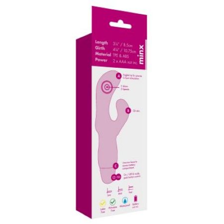 Минивибратор эластичный Ultra G G-Spot 9 см 