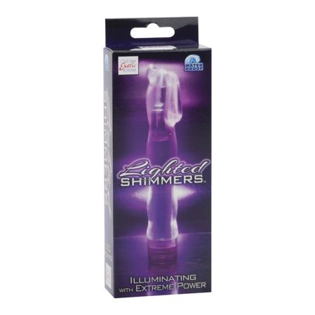 Элегантный вибратор Shimmers Led Hummer 18х3 см 