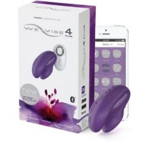 Электровибромассажер Purple-Фиолетовый, на радиоуправлении WE-VIBE-4 PLUS 