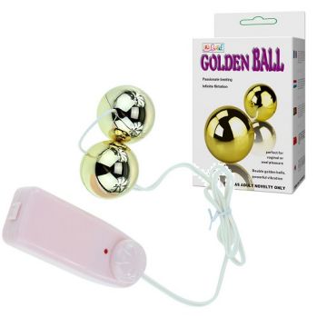 Шарики вагинальные с вибрацией Goden Balls 