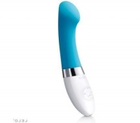 Голубой вибромассажёр Gigi 2 Turquoise Blue 