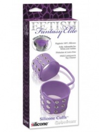 Наручники Fetish Fantasy Elite силиконовые фиолетовые 