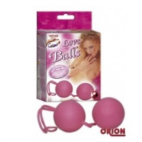 Шарики вагинальные Nature Skin Colours Loveballs розовые, 515973 