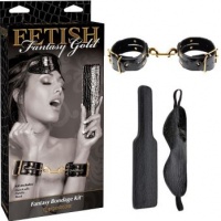 Набор Fetish Fantasy Gold Fantasy Bondage Kit черный с золотом  