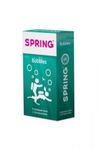 Презервативы SPRING BUBBLES - с пупырышками, №9 ШТ 
