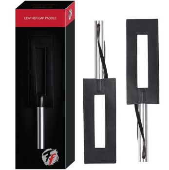 Шлёпалка-рамка Leather Gap Paddle кожаная черная ff0027-23