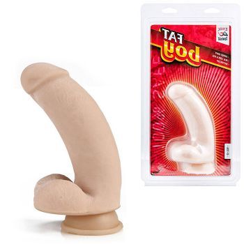 Изогнутый дилдо Fat Boy - 17 см.