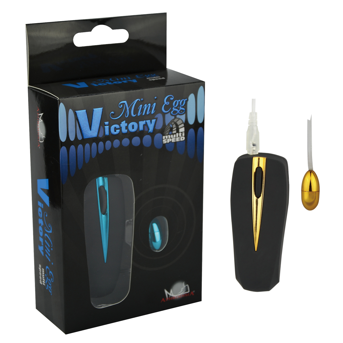ВИБРОЯЙЦО "VICTORY MINI EGG" золото, ABS арт. 35001