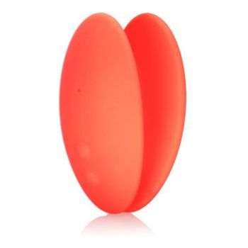 Оранжевый вибромассажер Mini Marvels Silicone Marvelous Massager