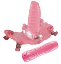 Розовая клиторальная бабочка G-SPOT ORGAZM 