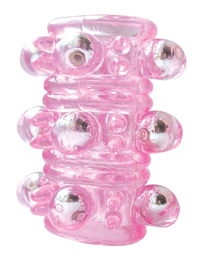 Насадка "Crystal sleeve" с шариками и бусинками