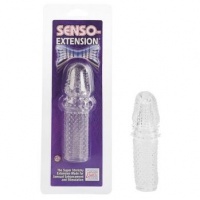 Насадка-удлиннитель на пенис SENSO EXTENSION прозрачная se-1600-00-2 