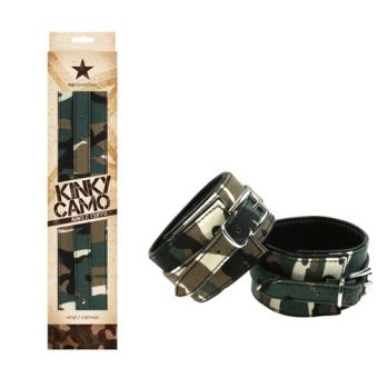 Манжеты на ноги Kinky Camo камуфляж nsn-1254-18