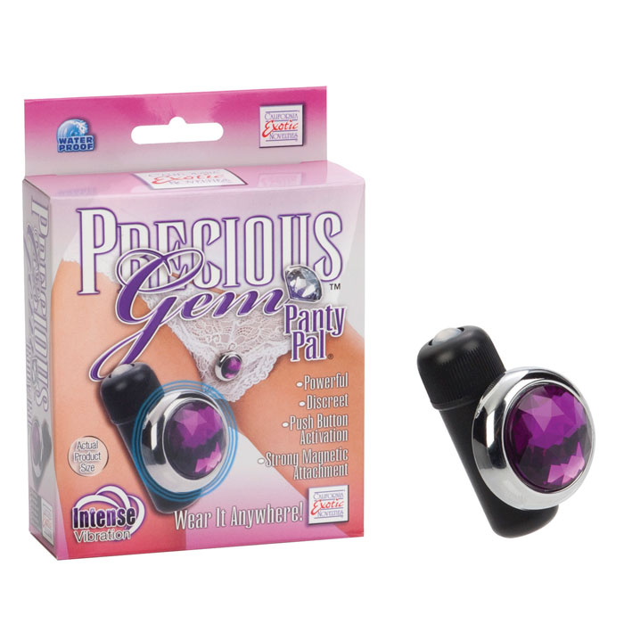 Стимулятор на трусики с фиолетовым кристаллом PRECIOUS 