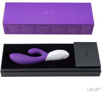 Вибромассажер с клиторальным стимулятором Lelo фиолетовый Ina 2 Purple ,  