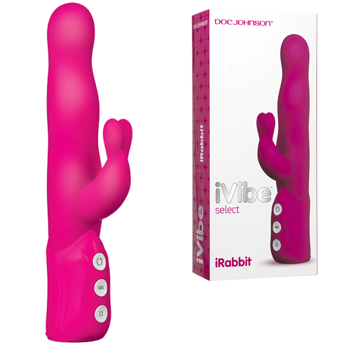 Вибромассажер Хай-Тек iVibe Select iRabbit Pink розовый dj6027-01bx