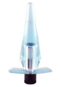 Анальная пробка с вибрацией SUPER COMPACT VIBRATING BUTTPLUG - 10 см 