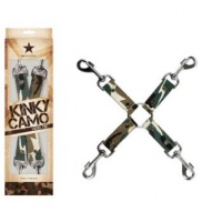 Крестообразное соединение Kinky Camo с карабинами камуфляж nsn-1257-18 