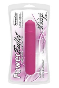 Вибро-пуля PowerBullet Breeze Extended 3,5 Fuschia малиновый 
