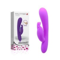 Вибромассажер Hobart с функцией поглаживания для стимуляции G-spot - 19,5 см. 