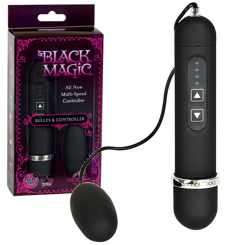Вибро-яйцо многофункциональное BLACK MAGIC черное dj0951-12bx