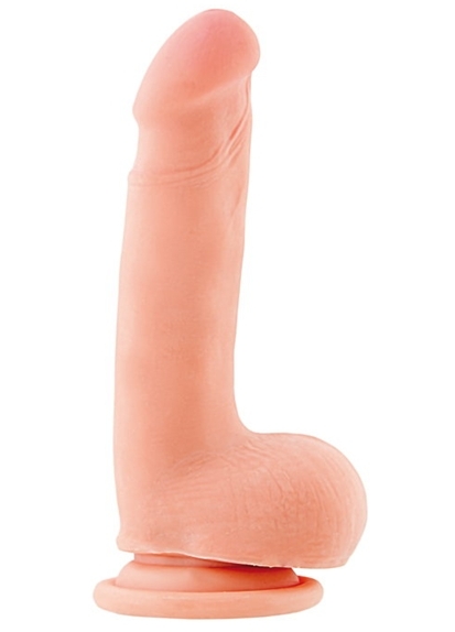 Телесный реалистик на присоске Real Stick 15см