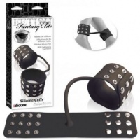 Фиксаторы силиконовые Silicone Cuffs для рук или ног черные pd4570-23 