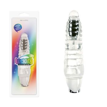 Вибромассажёр Aurora-Light Up прозрачный nsn-0286-31