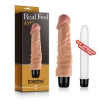 Вибратор Lovetoy рельефный 17см