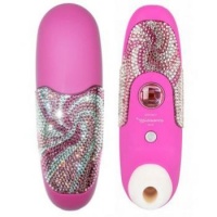 Розовый стимулятор клитора Womanizer Crystal Dreams 