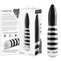 Вибромассажер CERAMIX NO 12 керамический черно-белый 
