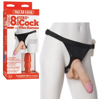 Трусики HARNESS с насадкой UR3 21 см, с вибрацией